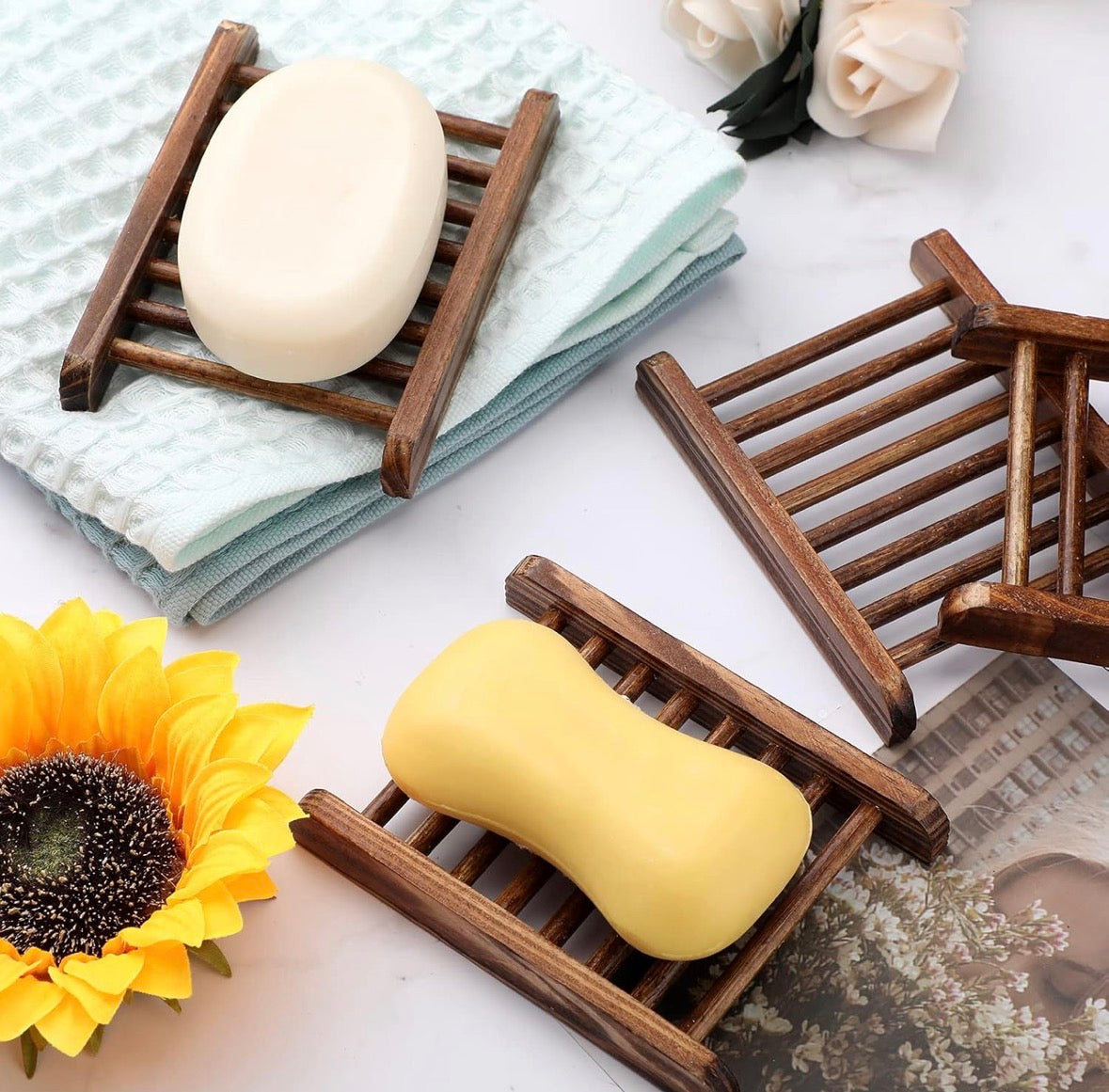Bamboo Soap Holder